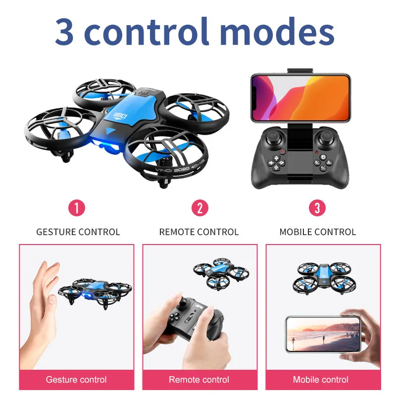 V8 New Mini Drone 4K Professio - đánh giá và giá Rc Helicopter Mini