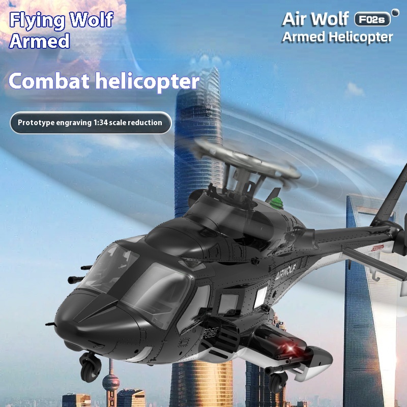 Yuxiang F02s Flying Wolf Armed - đánh giá và giá Rc Helicopter Nitro